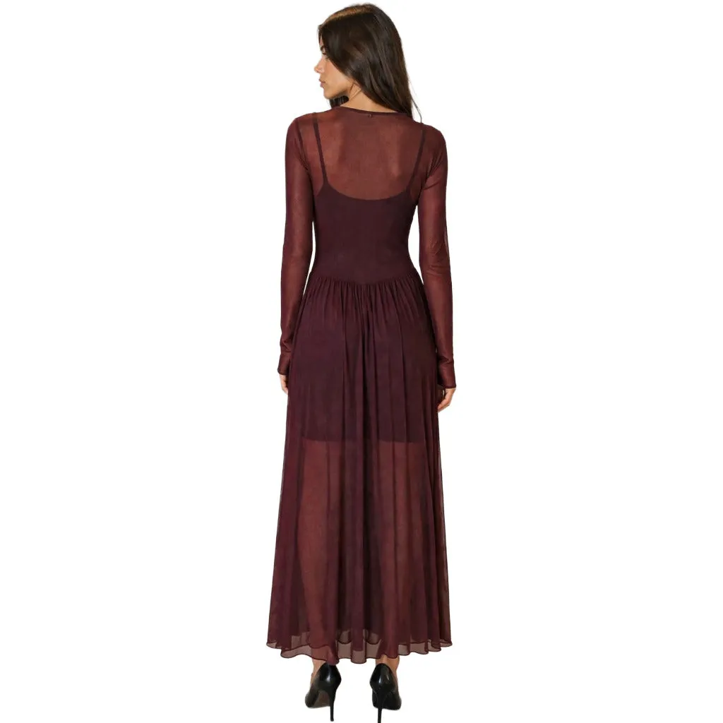 abito lungo in viscosa sold by Siebentaschen product image thumbnail 2
