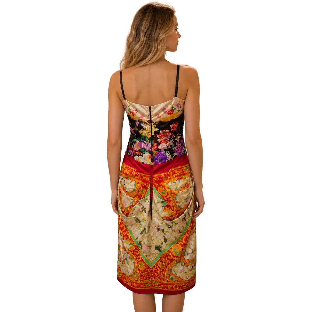 Dolce & Gabbana Woman Sheath Dress Floral Multicolor sold by Siebentaschen product image thumbnail 2