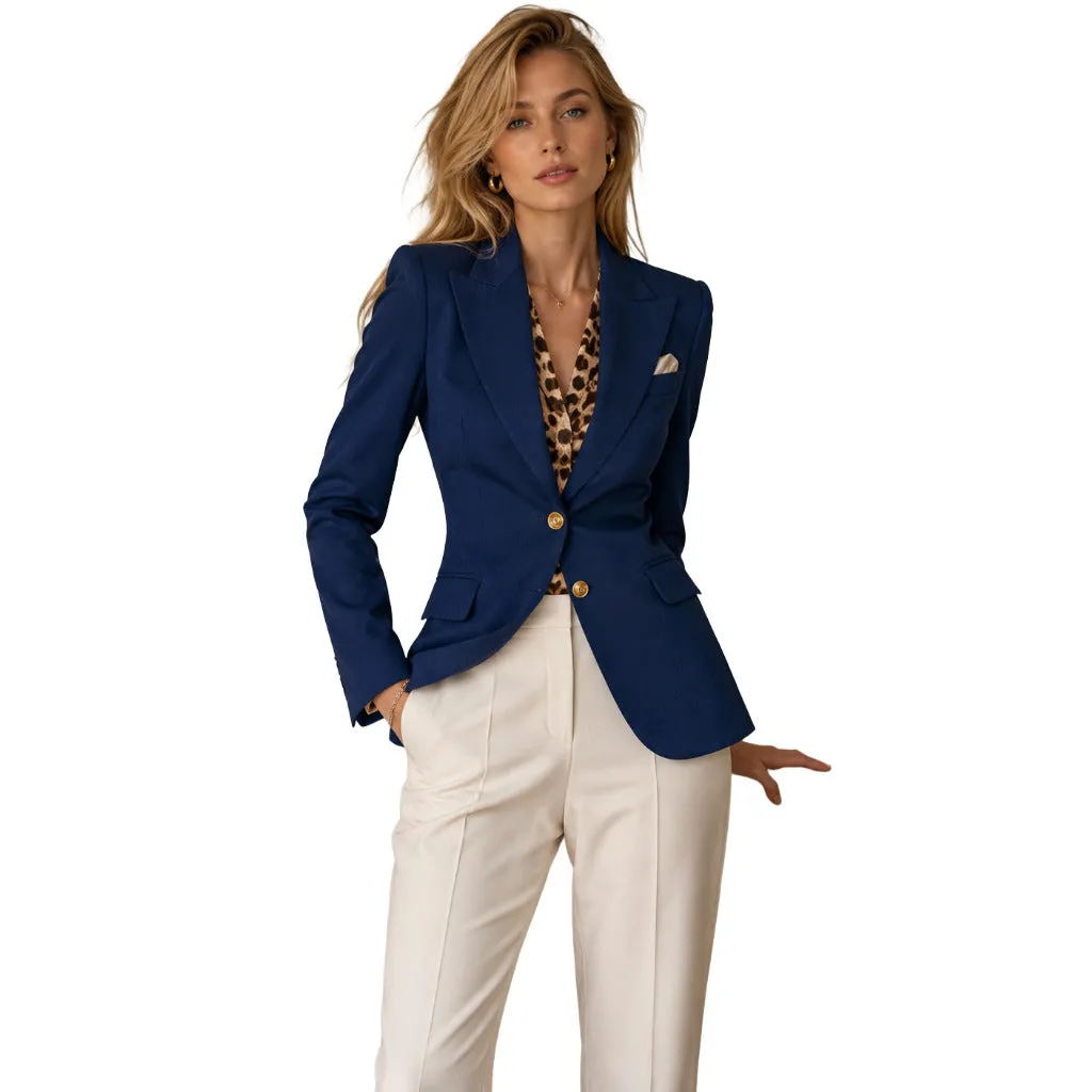 Dolce & Gabbana Wool Blazer Blue sold by Siebentaschen