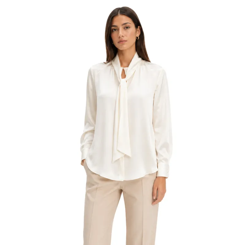 Dolce & Gabbana Silk Shirt White made by Dolce & Gabanna