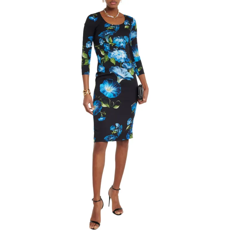 abito midi floreale made by Dolce & Gabanna