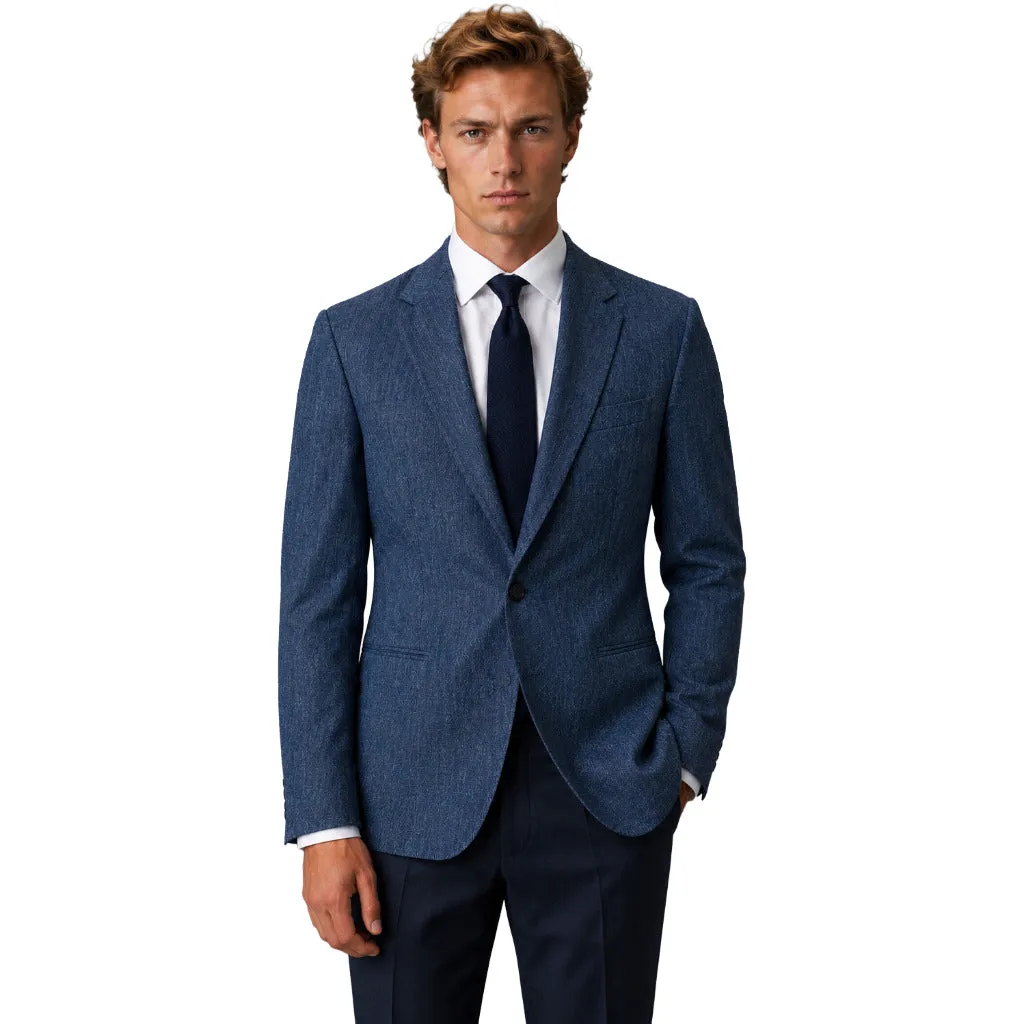 giacca jeans monopetto sold by Siebentaschen