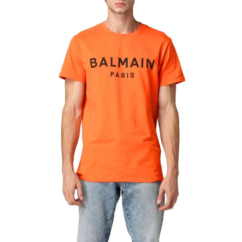 balmain - T-shirt & Top - wh0ef000-b151-arancio made by Balmain