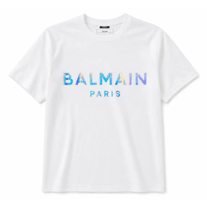 t-shirt balmain paris fluo made by Balmain
