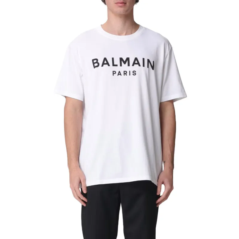 balmain - T-shirt & Top - xh1ef000-bb23-bianco made by Balmain