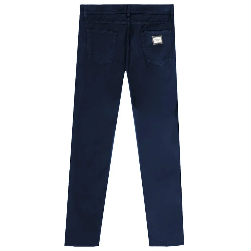Dolce & Gabbana Man Trousers Very Dark Blue sold by Siebentaschen product image thumbnail 2