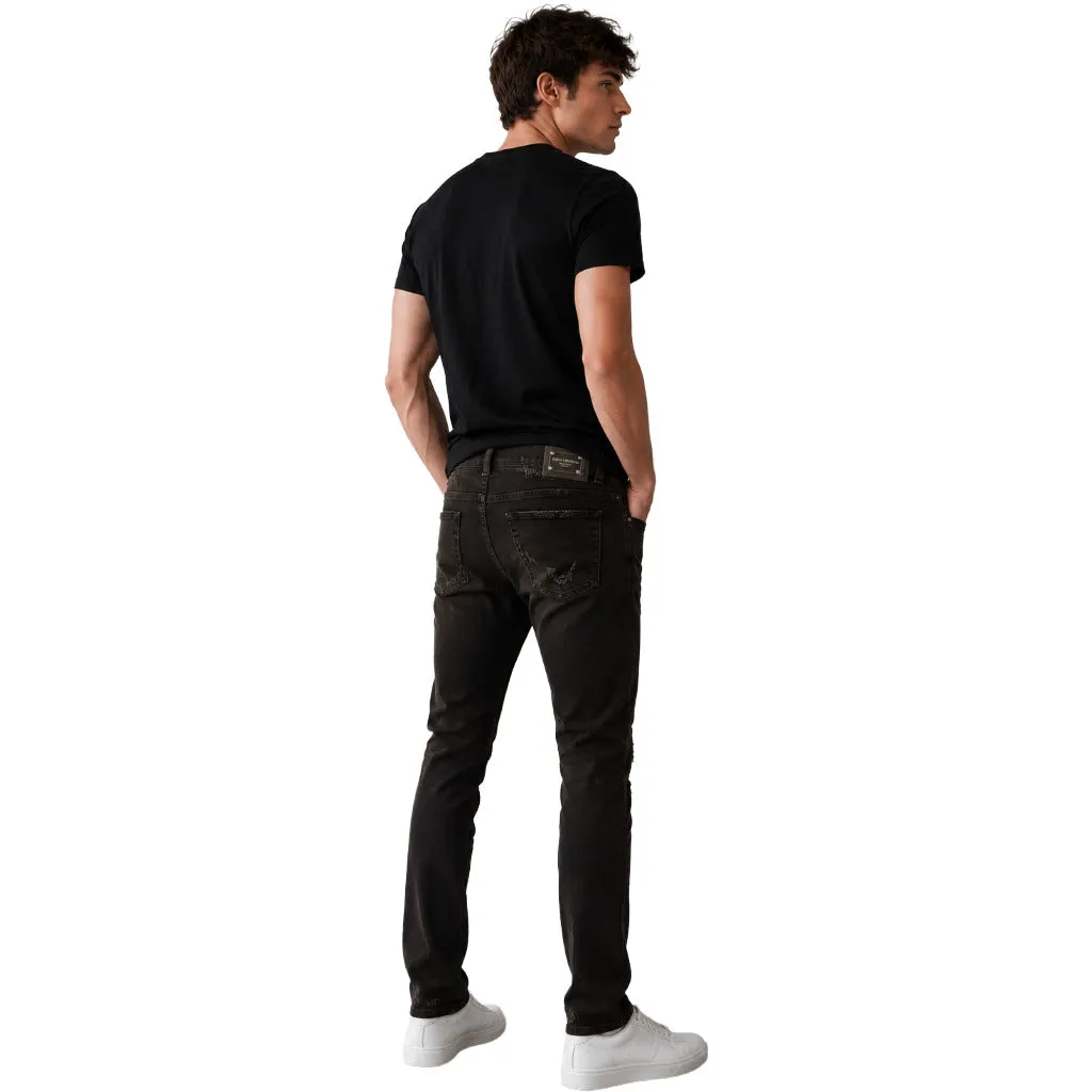 jeans strappati neri sold by Siebentaschen product image thumbnail 2
