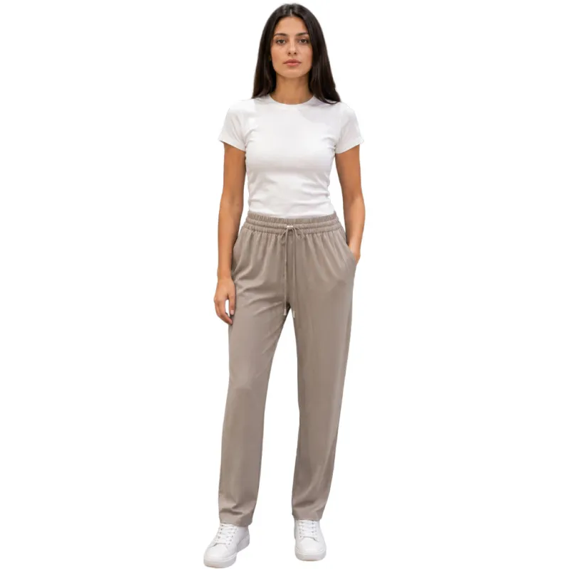 Dolce & Gabbana Woman Trousers Silk Glossy Grey made by Dolce & Gabanna