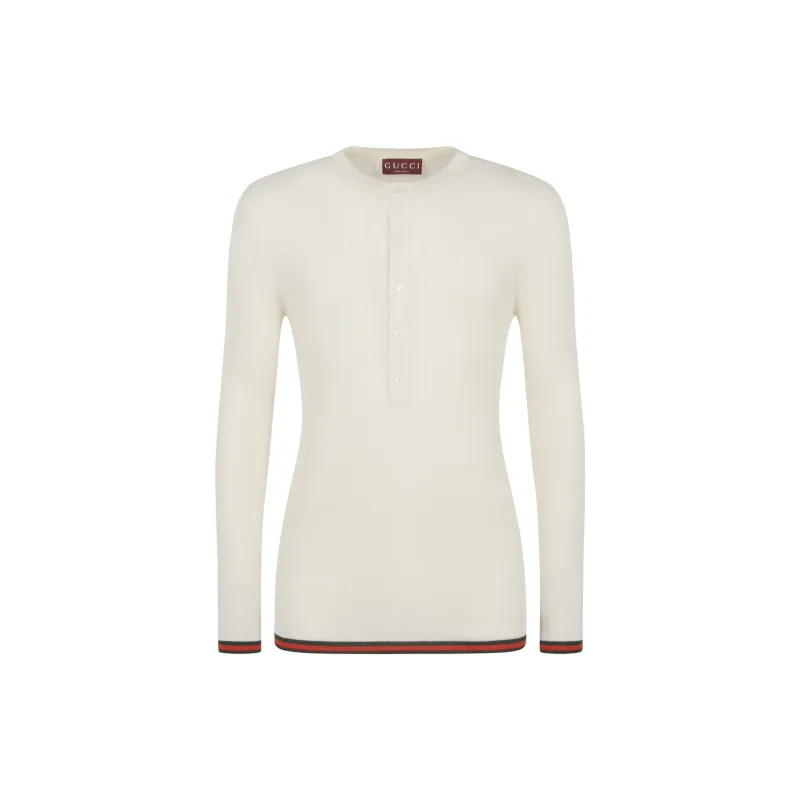 Gucci Ribbed-Knit Silk T-Shirt made by Gucci