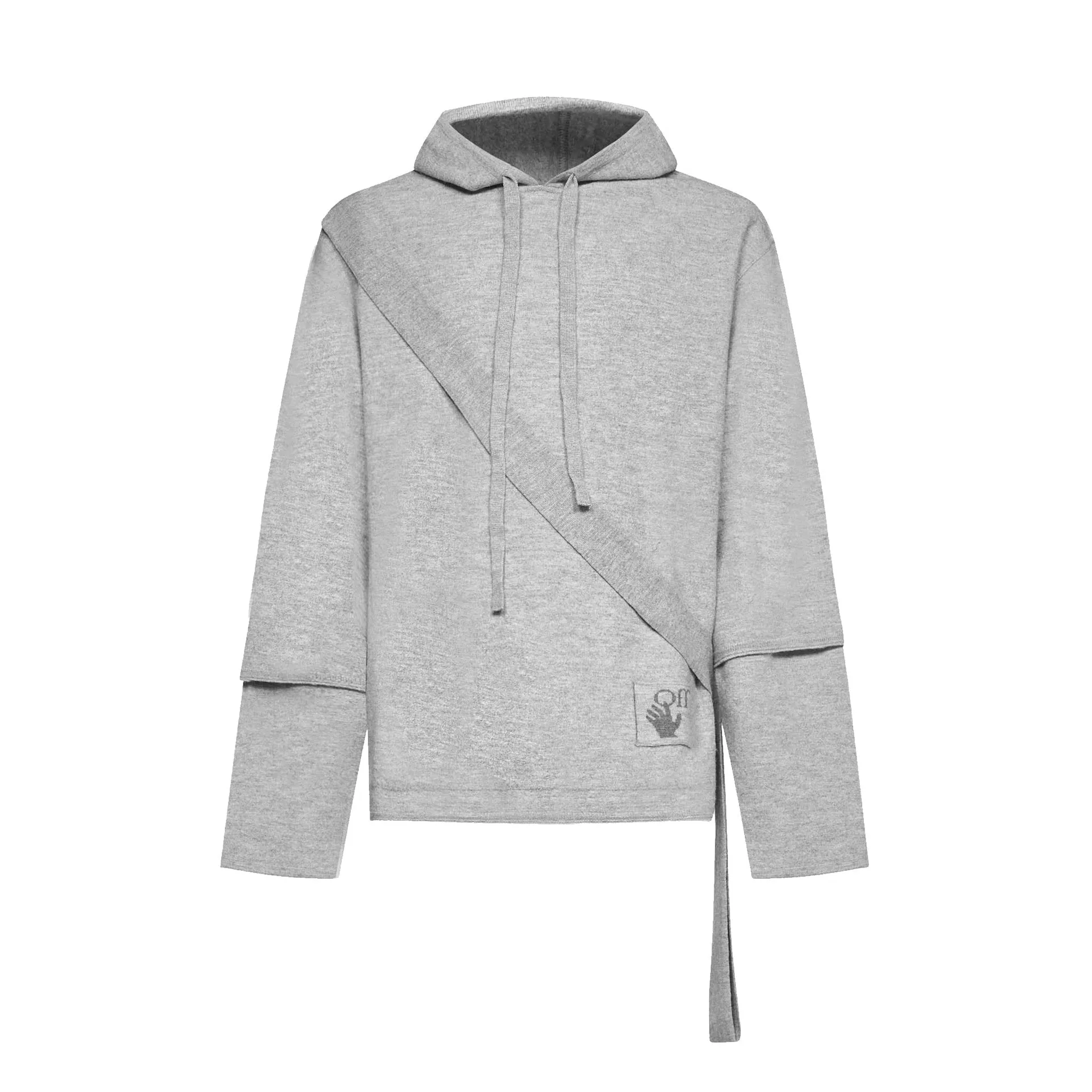 Off-White Wool Sweatshirt sold by Siebentaschen