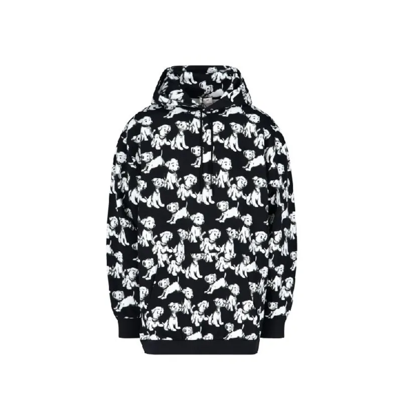 Celine Hooded Printed Dogs Sweatshirt made by Celine