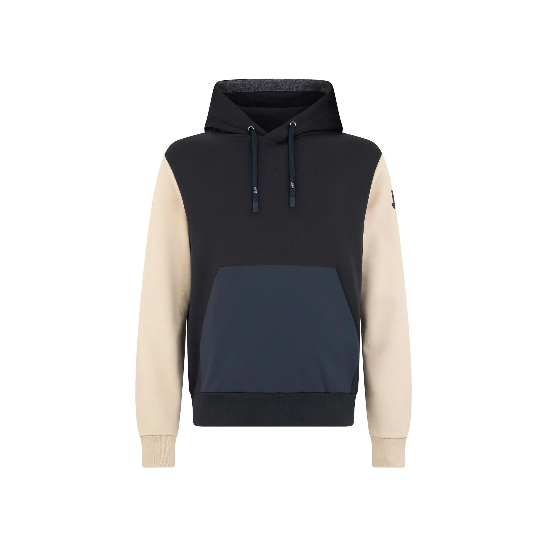 Herno Colour-Block Hooded Sweatshirt sold by Siebentaschen