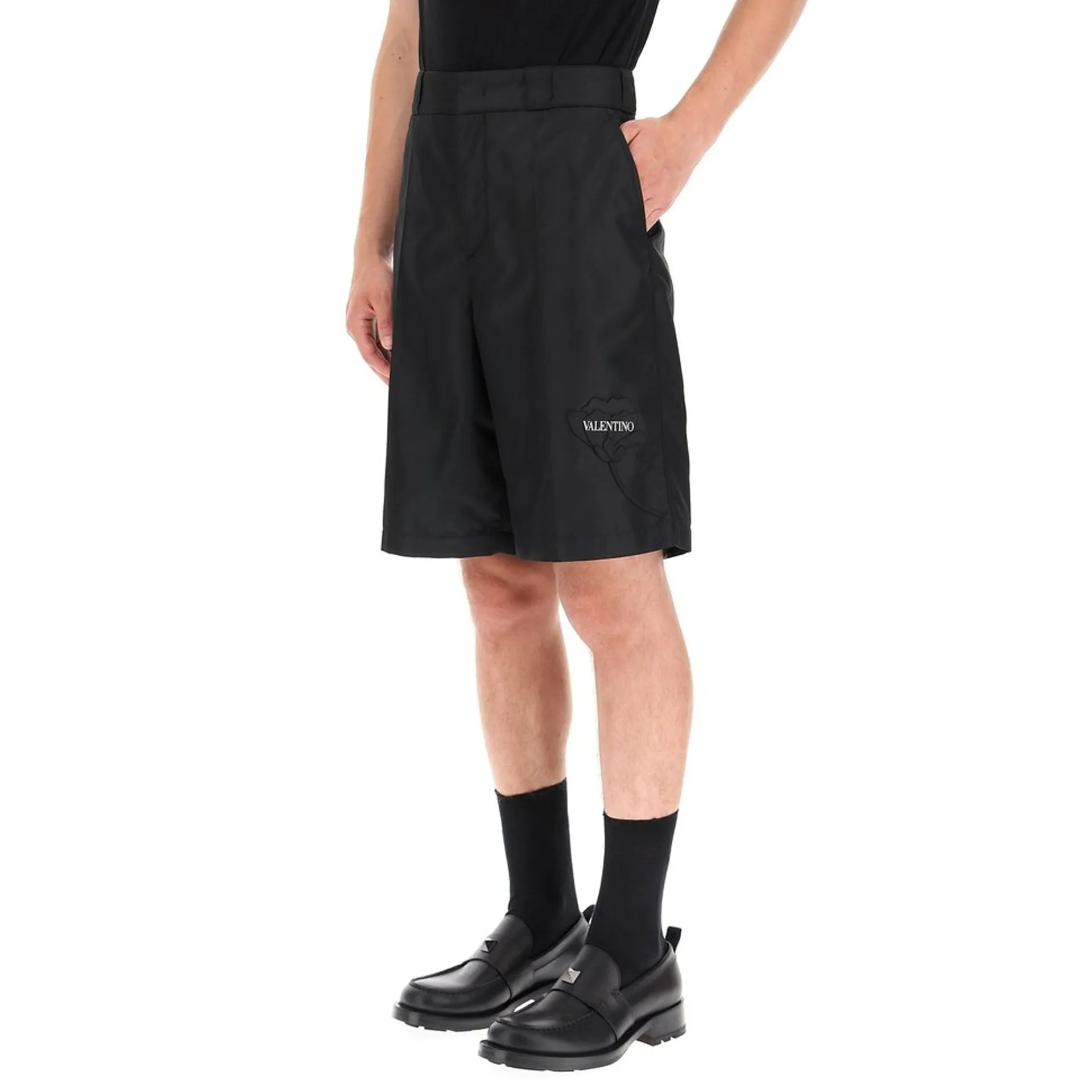 Valentino Flower Embroidery Bermuda Shorts sold by Siebentaschen product image thumbnail 2
