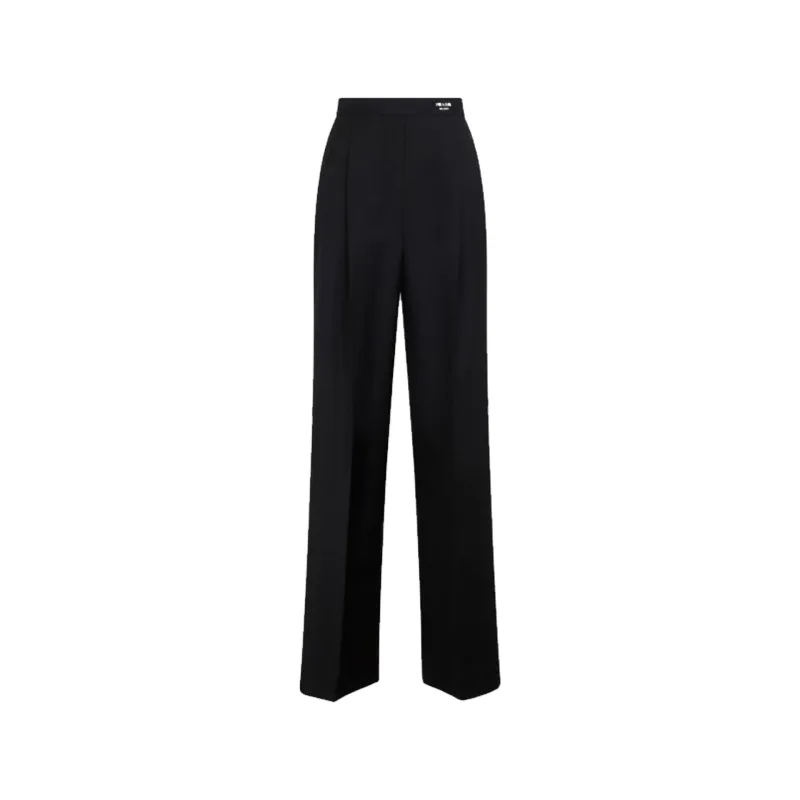 Prada Wool Classic Logo Pants made by Prada
