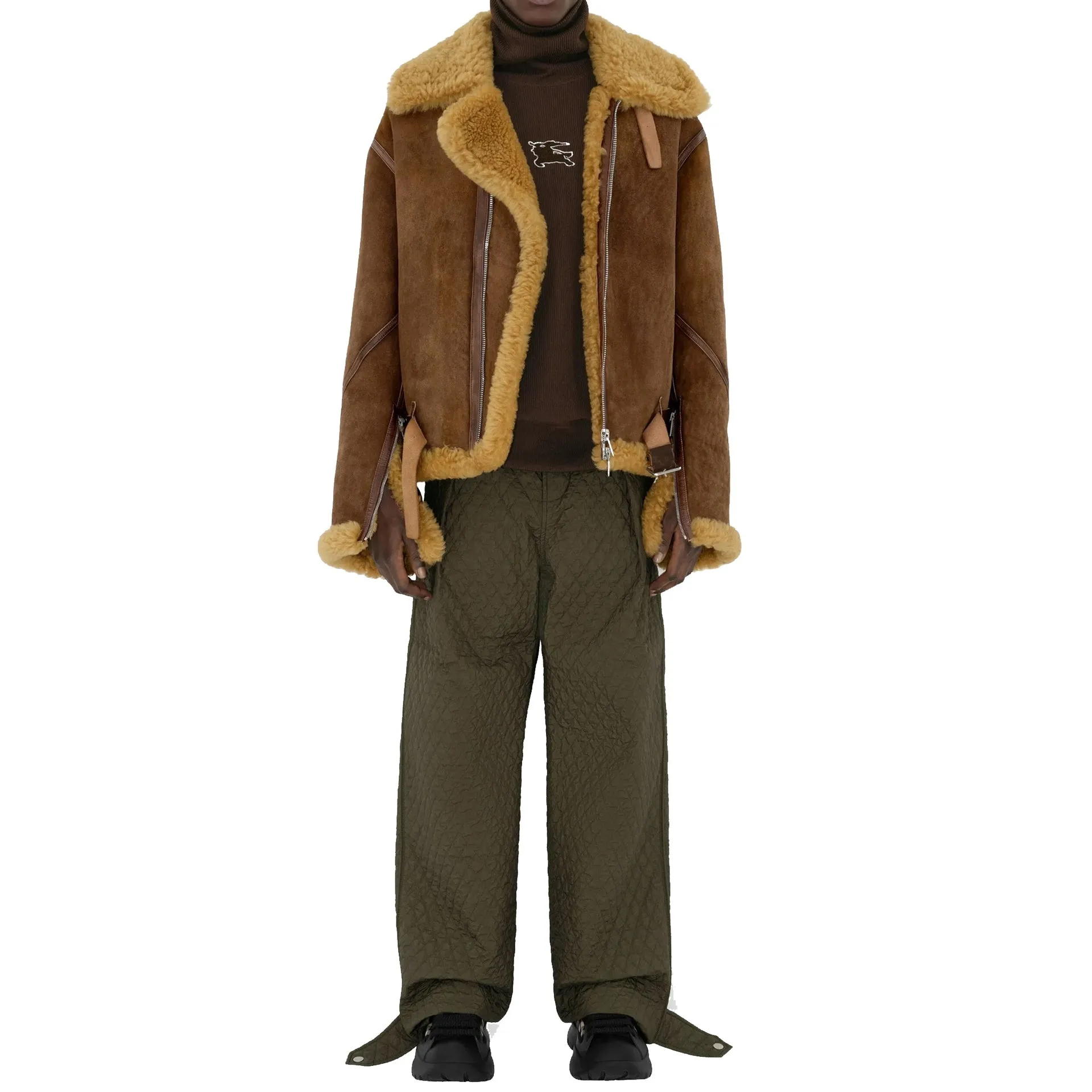 Burberry Quilted Pleated Pants sold by Siebentaschen product image thumbnail 2