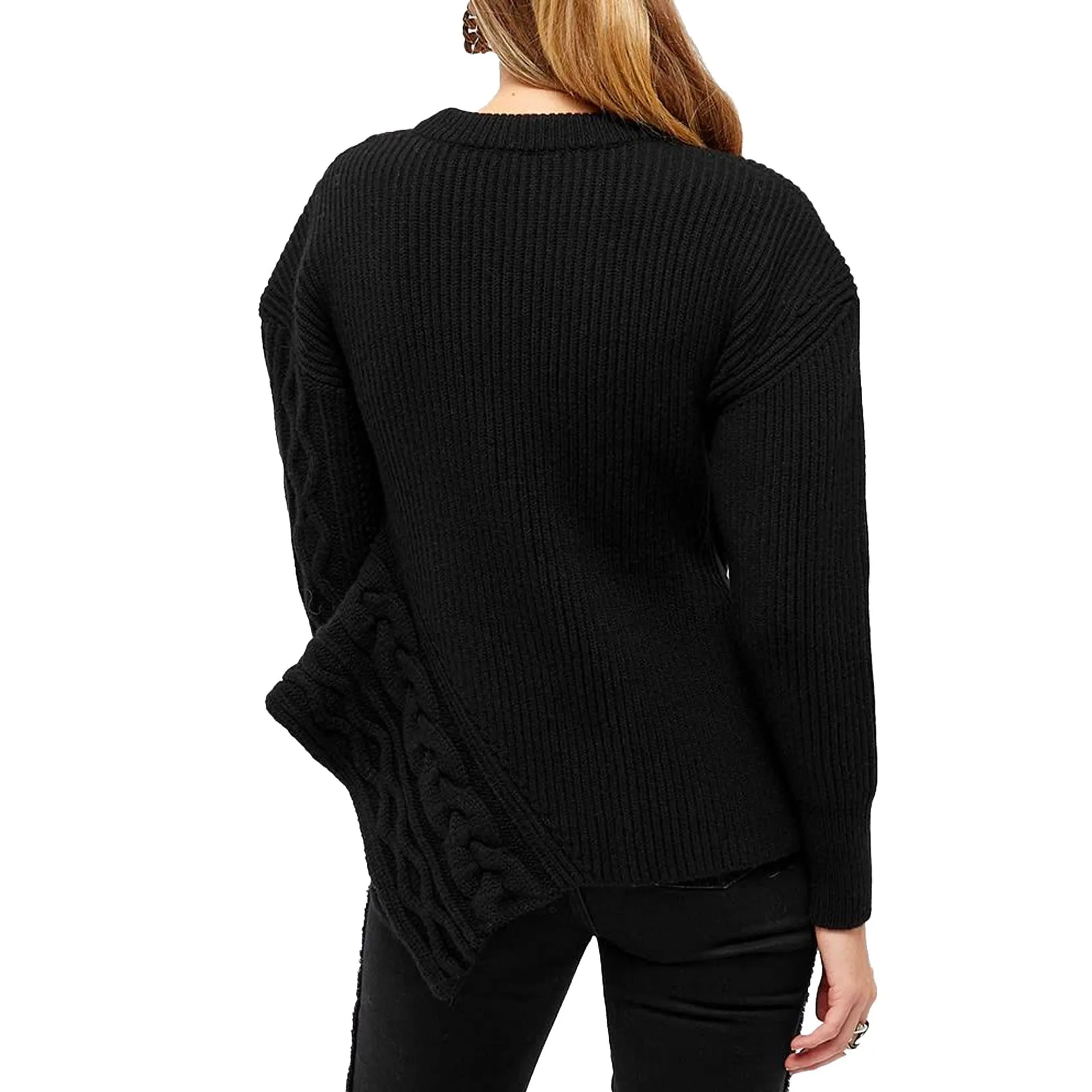 Alexander Mcqueen Asymmetric Wool Jumper sold by Siebentaschen product image thumbnail 3