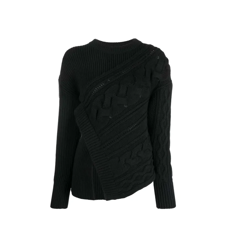 Alexander Mcqueen Asymmetric Wool Jumper made by Alexander McQueen