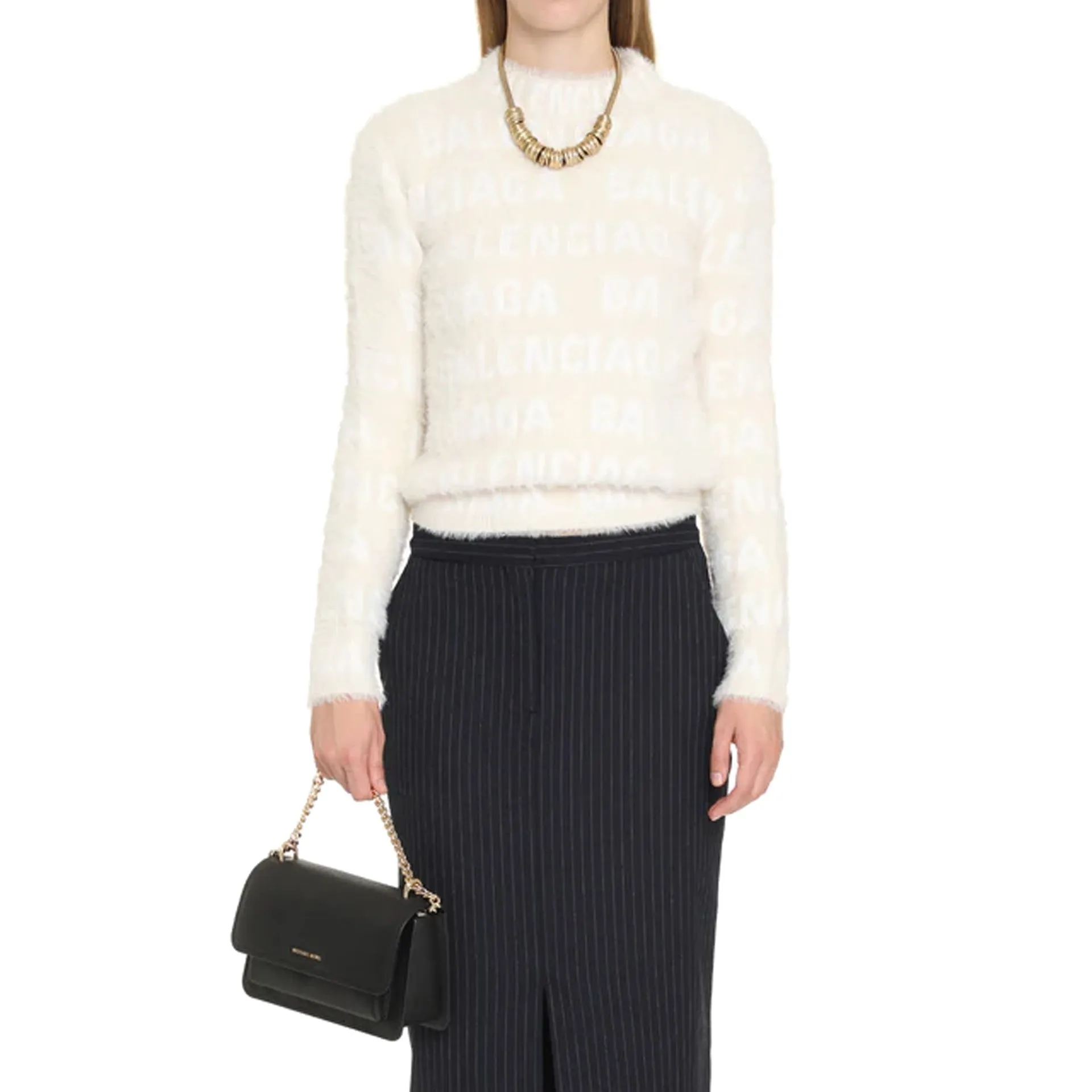 Balenciaga jacquard Logo Sweater sold by Siebentaschen product image thumbnail 2