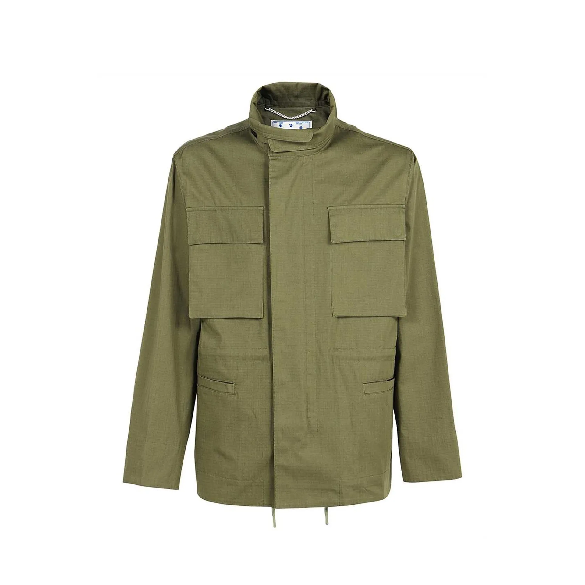 Off-White Arrow Field Cotton Jacket sold by Siebentaschen
