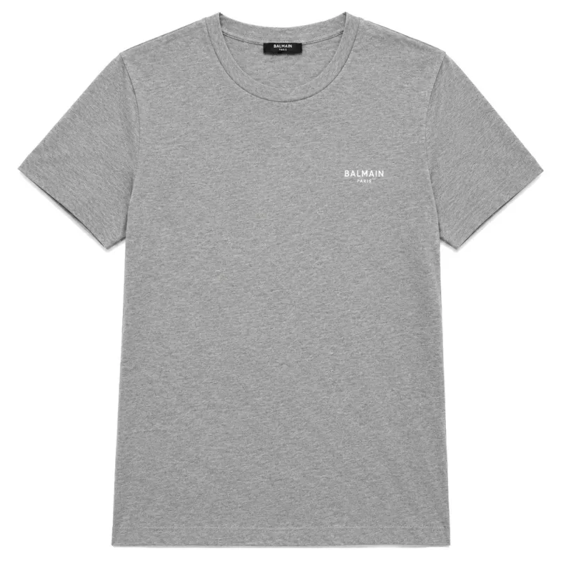 t-shirt balmain logo vellutino made by Balmain