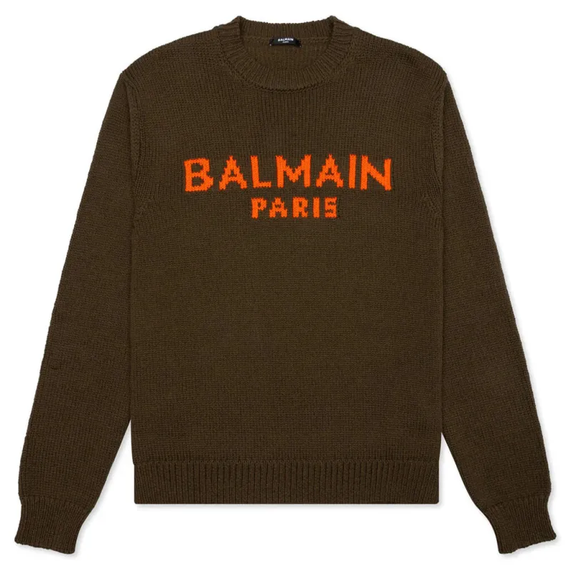 pullover in lana merino made by Balmain
