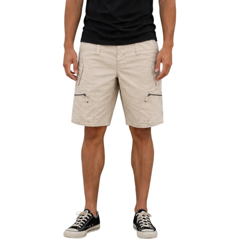 Parajumpers Man Shorts Cotton Beige made by Parajumpers