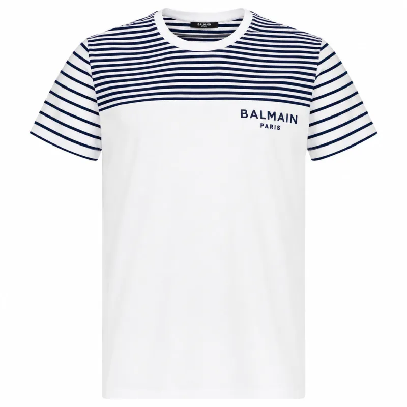 Balmain striped t-shirt made by Balmain