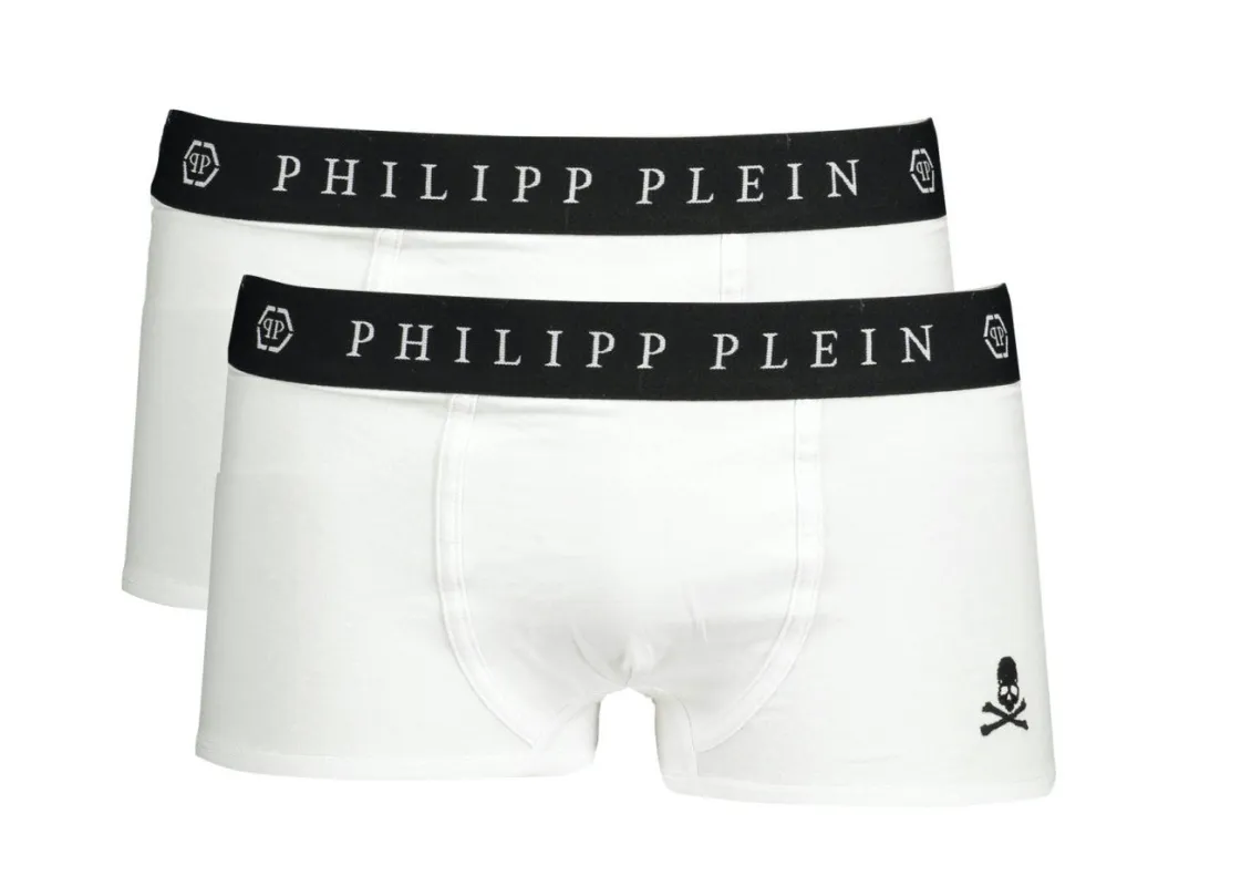 Philipp Plein Man Boxer Bipack White made by Siebentaschen