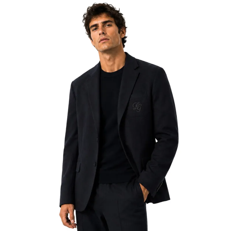 Giacca monopetto con logo made by Dolce & Gabanna