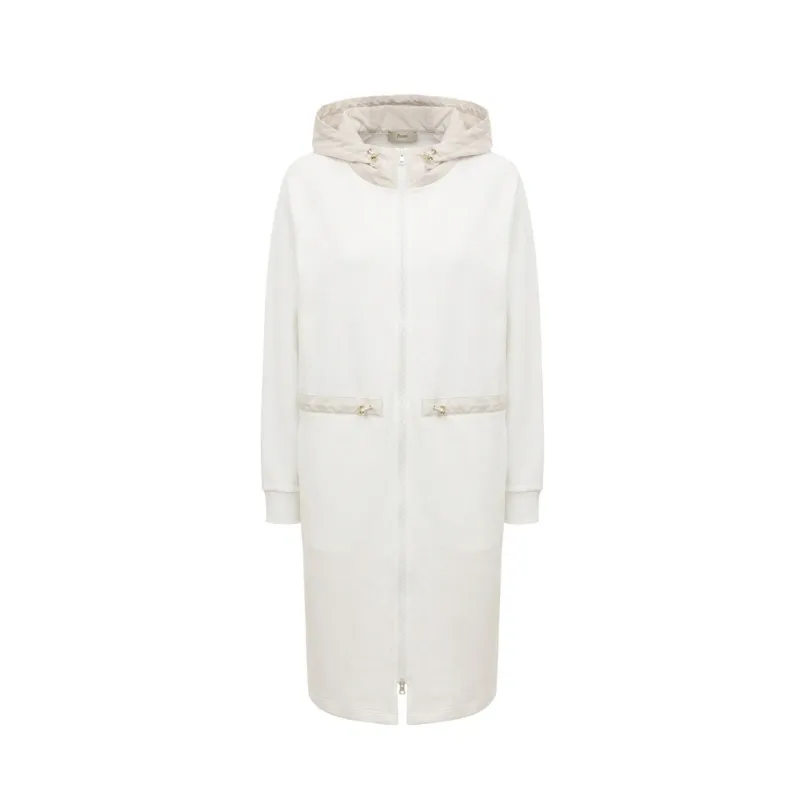 Herno Long Hooded Zip Coat made by Herno