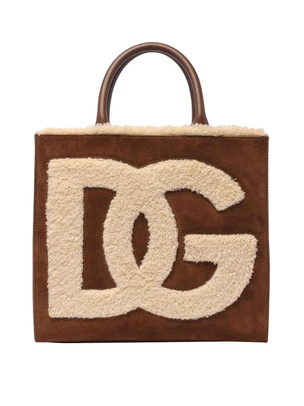 Borsa con logo in rilievo made by Dolce & Gabanna