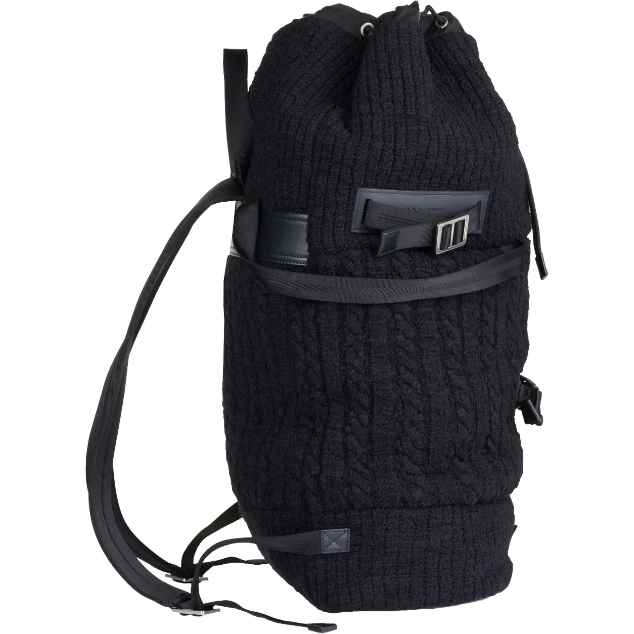 Dolce & Gabbana Woman Backpack Knit Black sold by Siebentaschen product image thumbnail 3