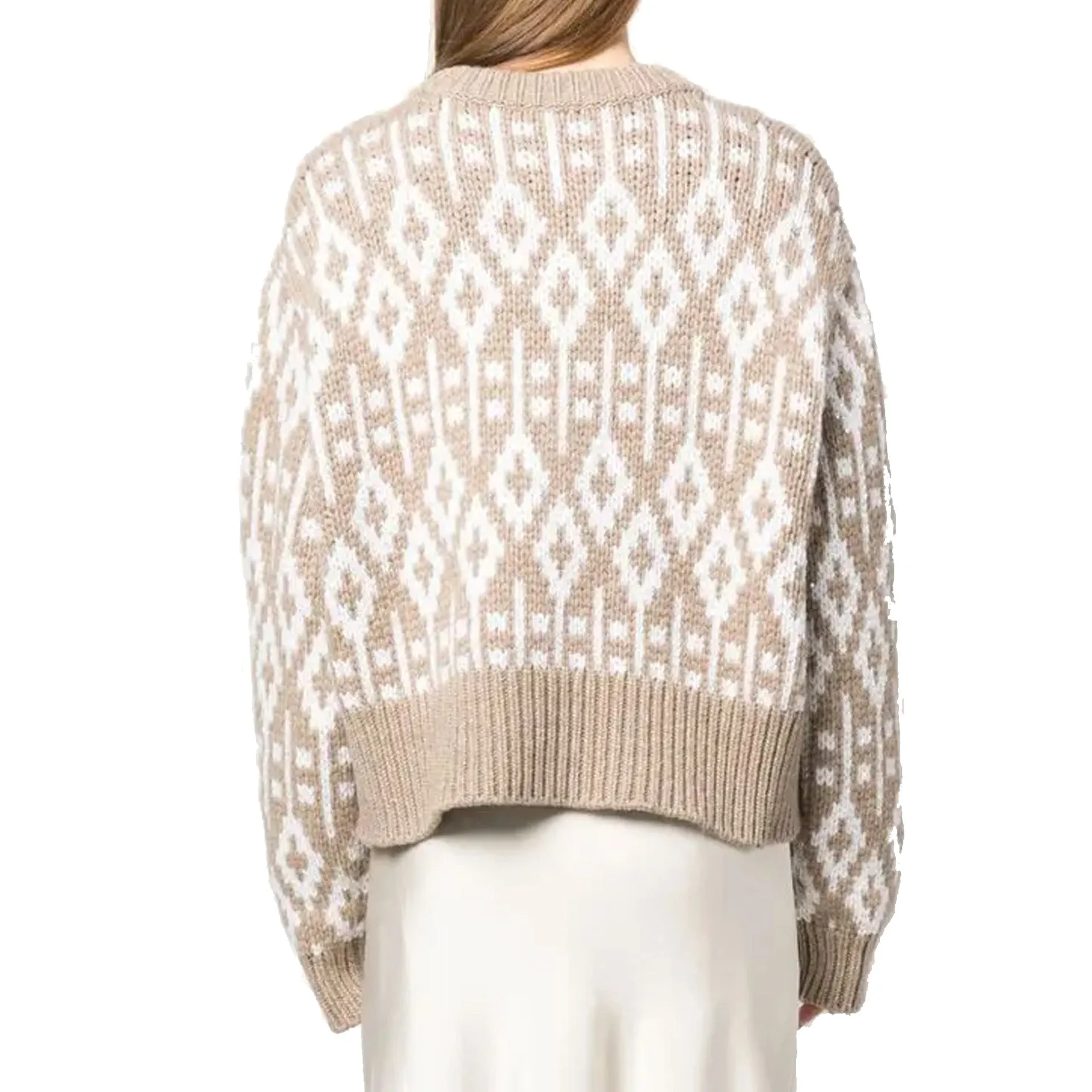 Brunello Cucinelli Jacquard Cashmere Sweater sold by Siebentaschen product image thumbnail 3