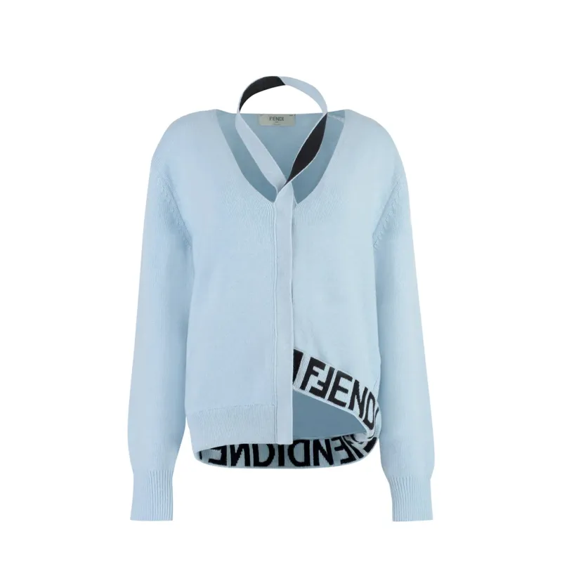 Fendi Wool And Cashmere Cardigan made by Fendi