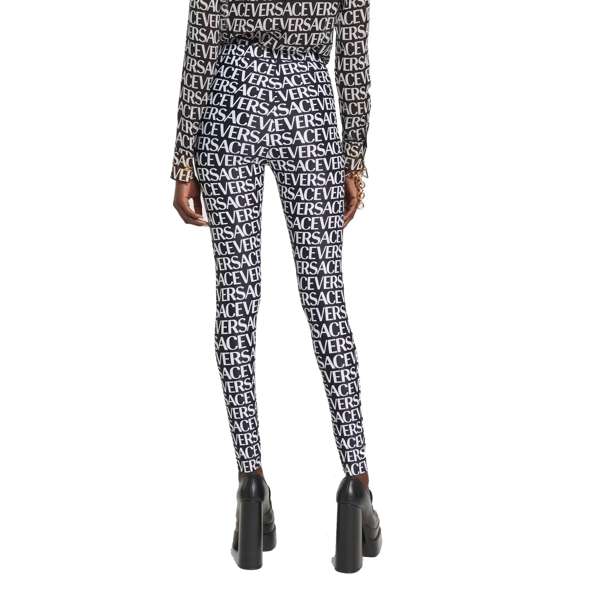 Versace Logo Leggings sold by Siebentaschen product image thumbnail 3