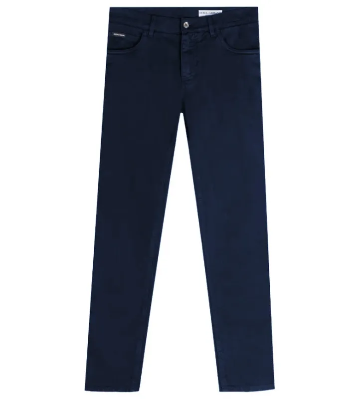 Dolce & Gabbana Man Blue Trousers made by Dolce & Gabanna