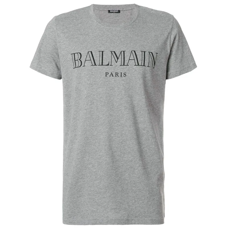 Balmain Man Grey T-shirt & Top made by Balmain