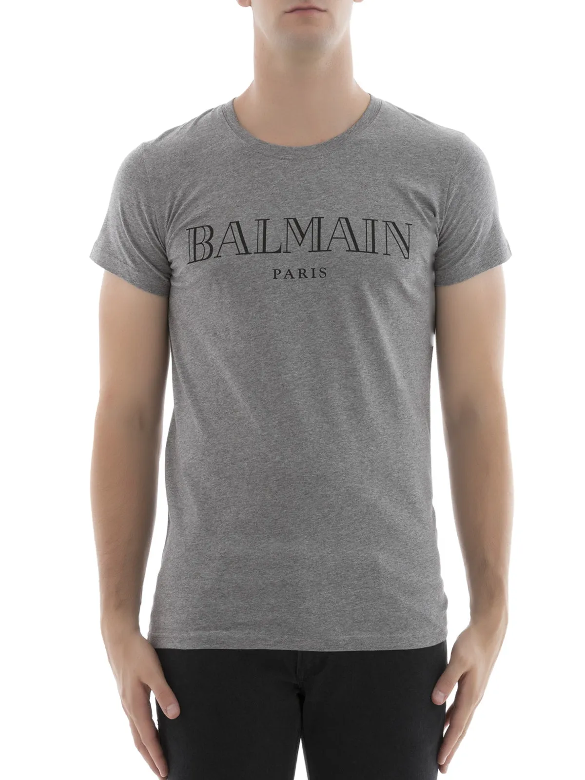 Balmain Man Grey T-shirt & Top sold by Siebentaschen product image thumbnail 2