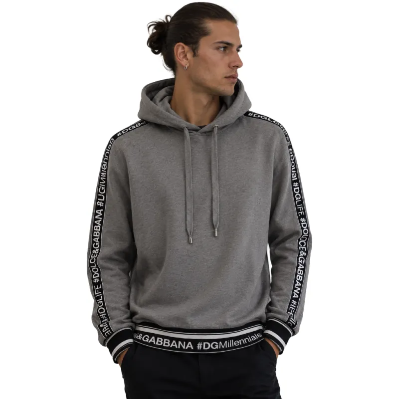 Dolce & Gabbana Man Grey Sweatshirts made by Dolce & Gabanna