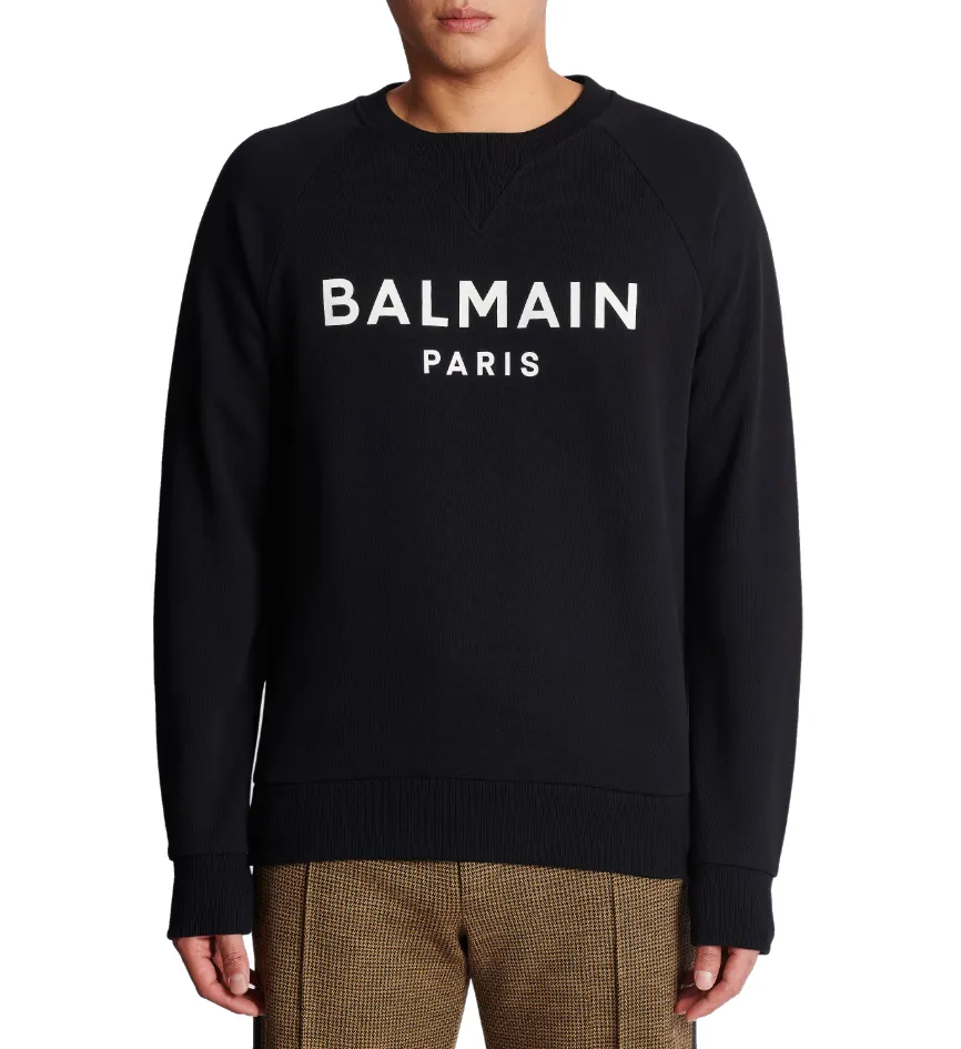 Balmain Man Black Sweatshirts sold by Siebentaschen product image thumbnail 3