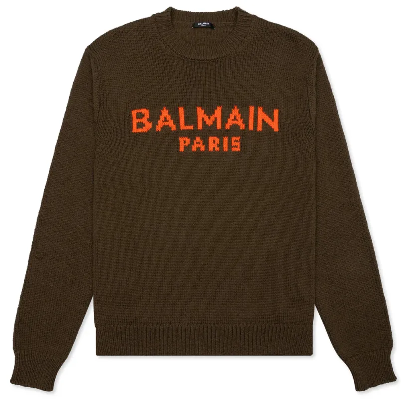 Balmain Man Brown Sweaters made by Balmain