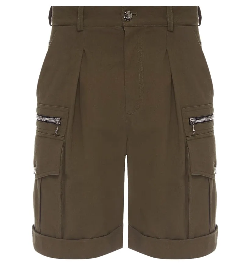Balmain Man Green shorts sold by Siebentaschen