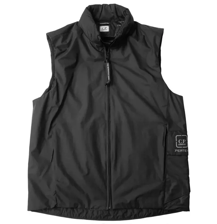 C.P. Company Man Black Vest sold by Siebentaschen