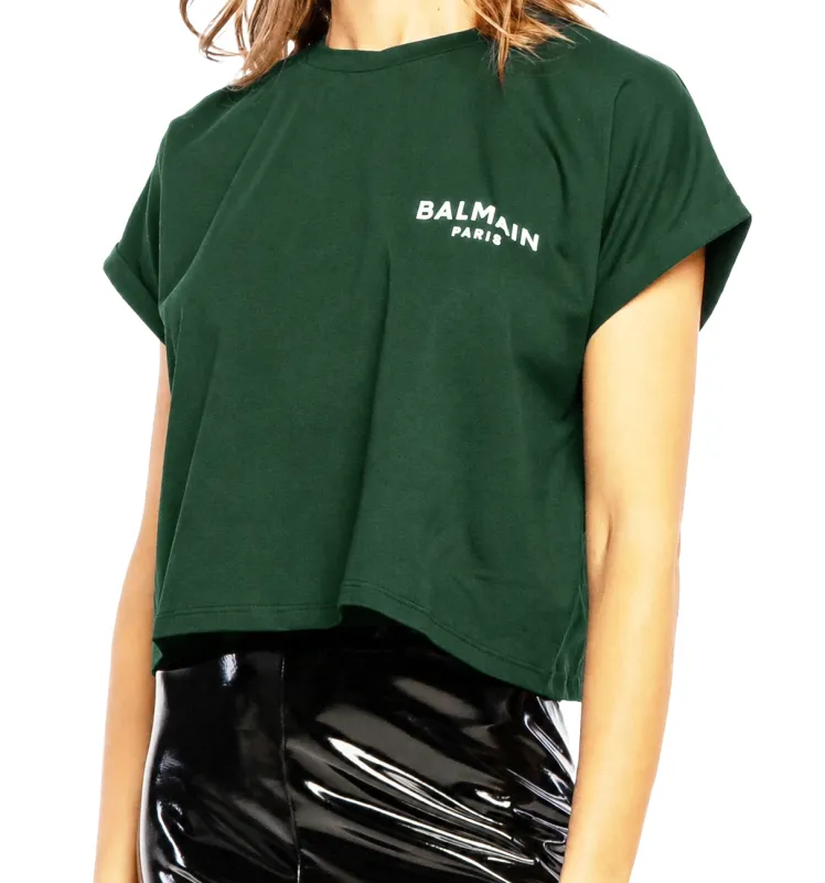 Balmain Woman Green T-shirt & Top made by Balmain