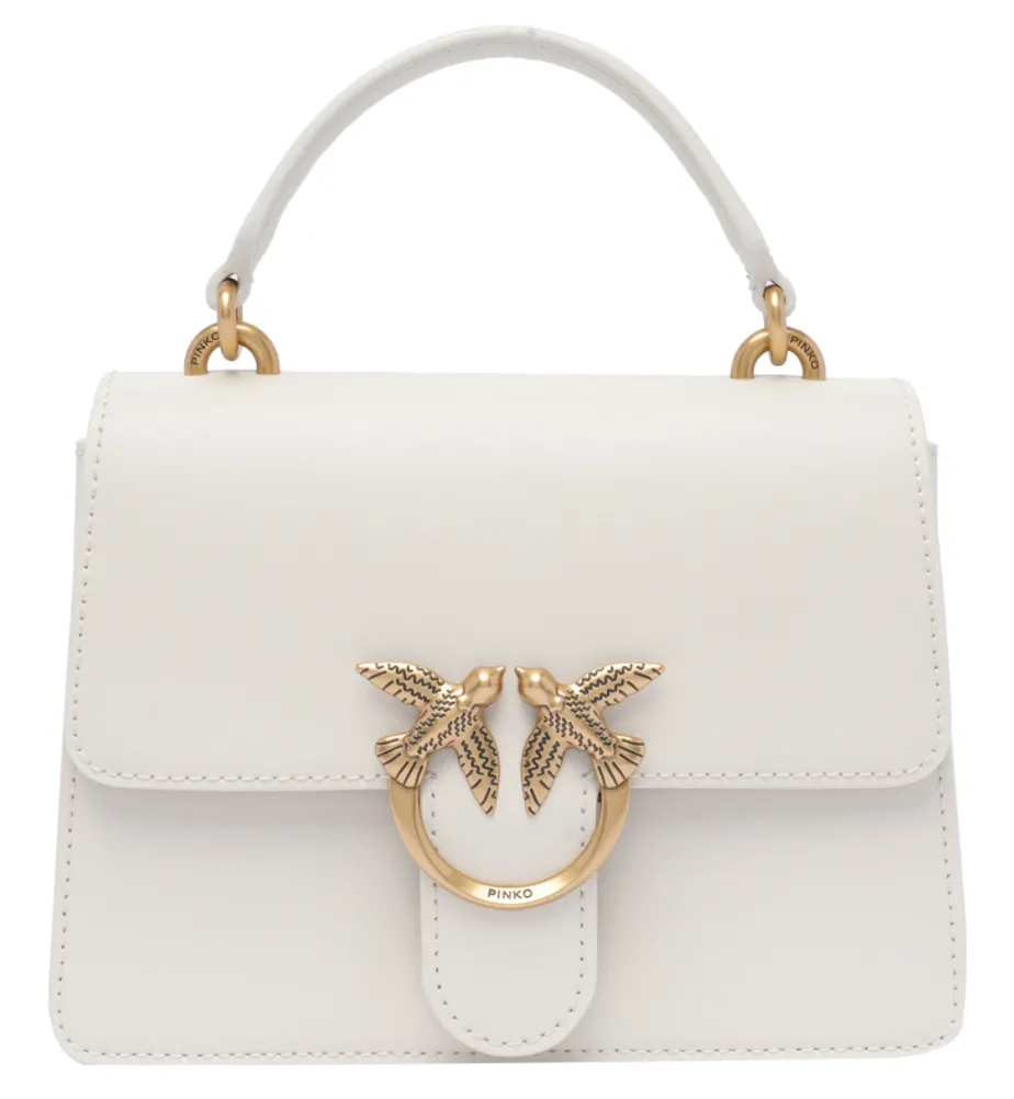Pinko Woman White Handbags sold by Siebentaschen