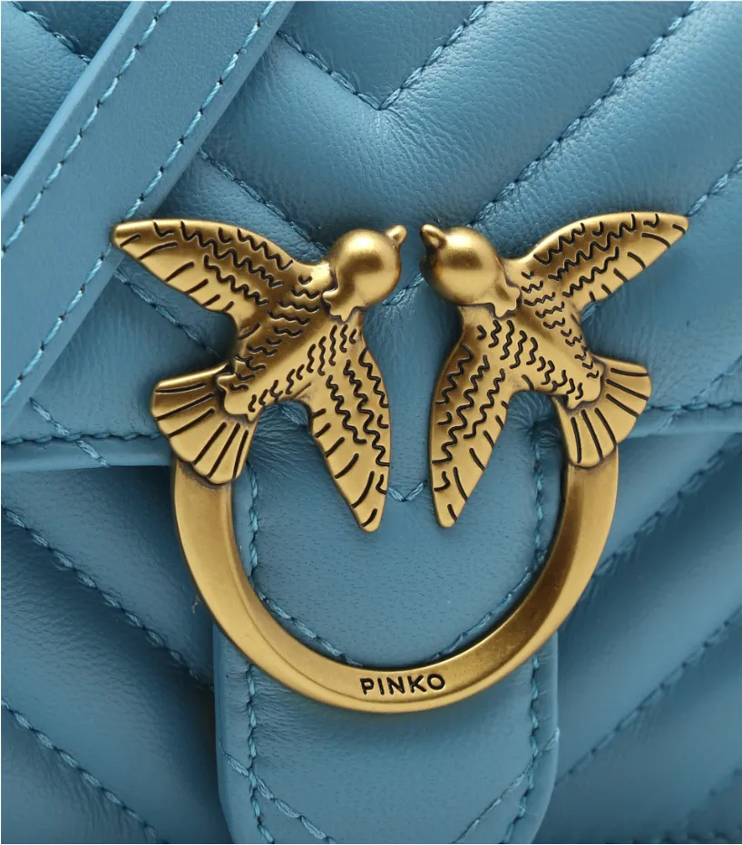 Pinko Woman Light Blue Crossbody Bags sold by Siebentaschen product image thumbnail 5