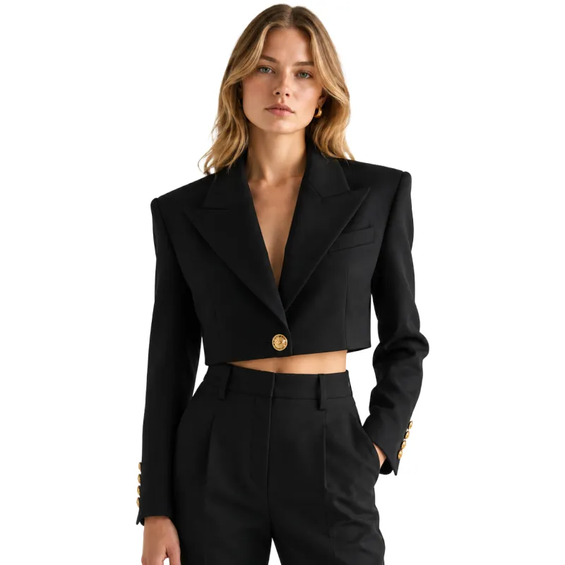 Balmain Woman Black Formal Jacket made by Balmain