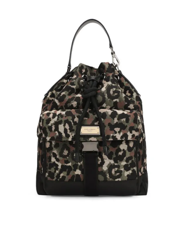 Dolce & Gabbana Woman Camouflage Backpacks made by Dolce & Gabanna
