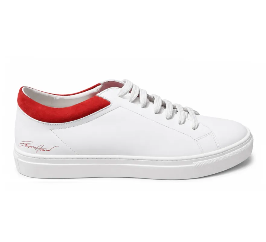 Emporio Armani Man White Sneakers made by Emporio Armani