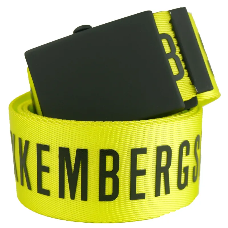 Bikkembergs Man Yellow Belts made by Bikkembergs